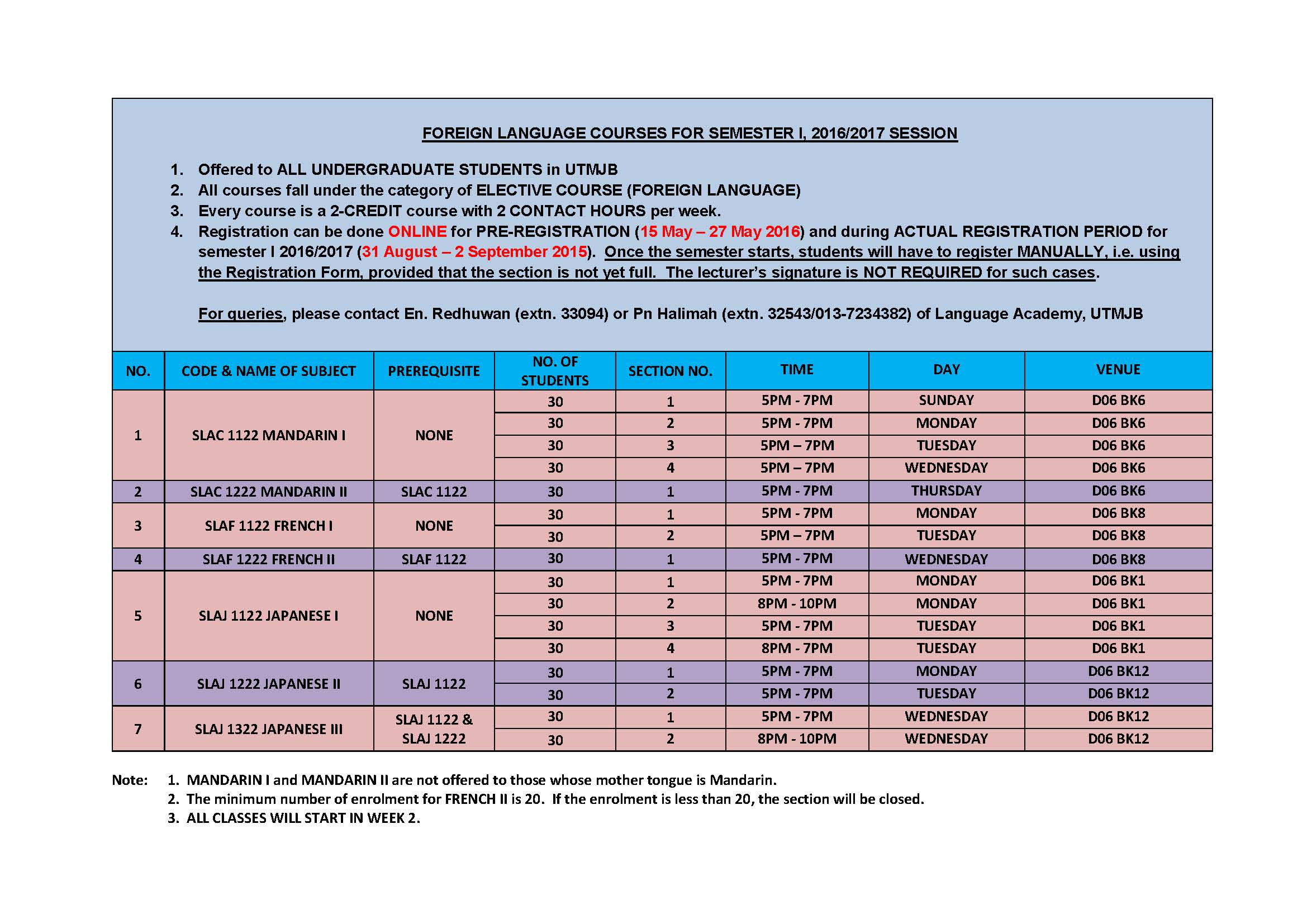 TAWARAN KURSUS BAHASA ASING SEM 1-2016-2017 (1) (1)