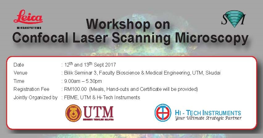 WORKSHOP ON CONFOCAL LASER SCANNING MICROSCOPY