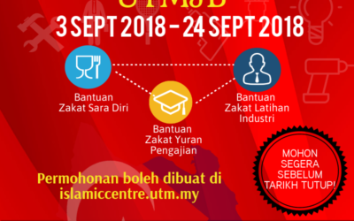 Permohonan Bantuan Zakat UTMJB sesi 2018/2019