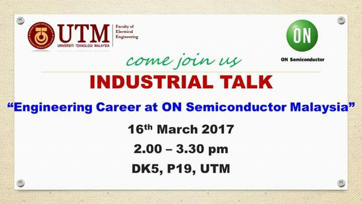 Industrial Talk by ON Semiconductor Malaysia
