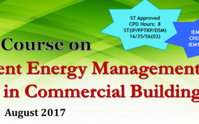 Short Course on Efficient Energy Management in Commercial Building, 29-30 August 2017
