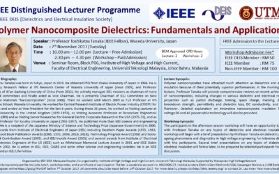 IEEE DEIS Distinguished Lecturer Programme: Polymer Nanocomposite Dielectrics: Fundamentals and Applications