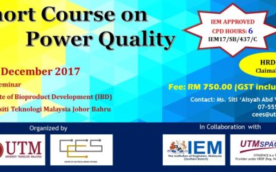 Short Course on Power Quality, 13 December 2017