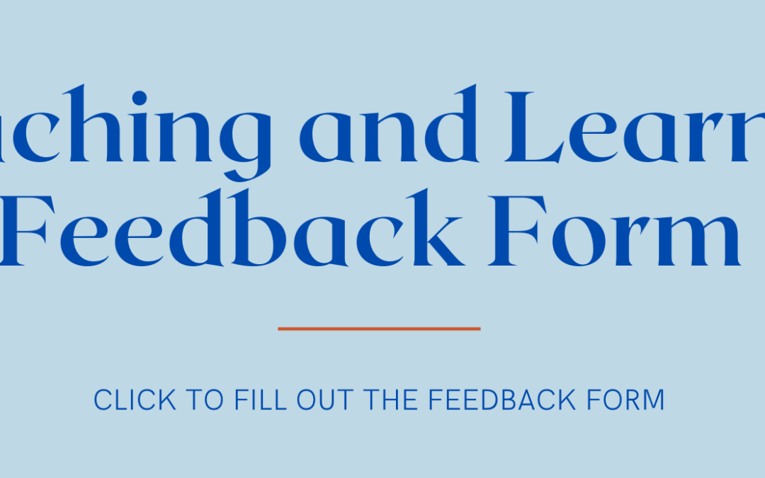Teaching and Learning Feedback Form (SKE)