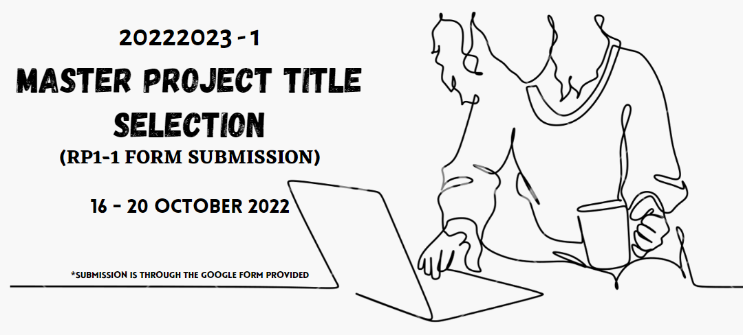 Master Project Title Selection for 20222023-1