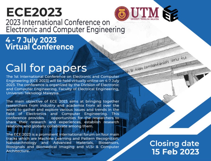 Call For Paper: 2023 International Conference on Electronic and Computer Engineering