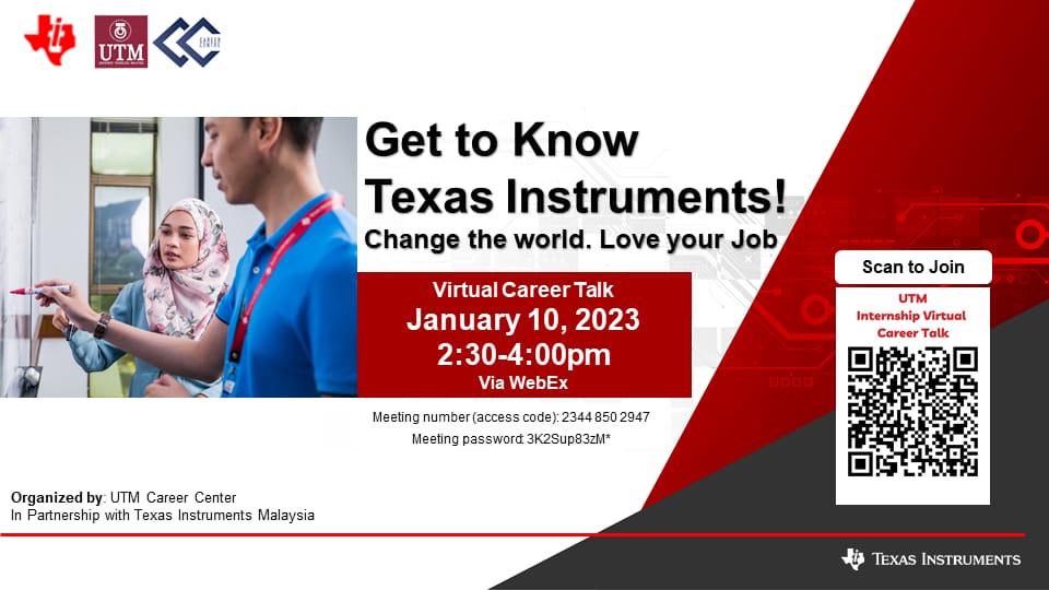 Texas Instruments for your internship and career opportunities