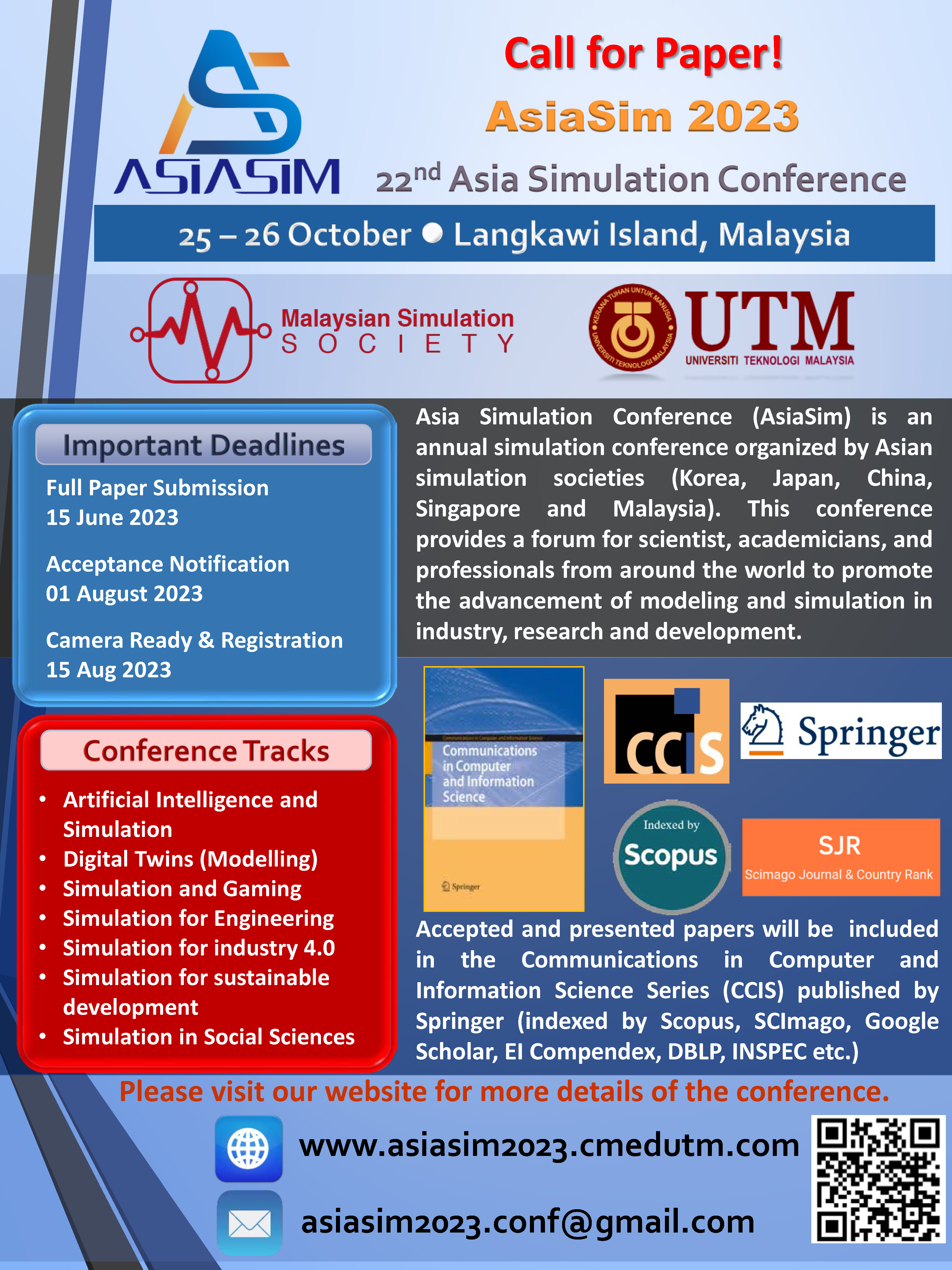 AsiaSim 2023 Conference | Faculty of Electrical Engineering UTM