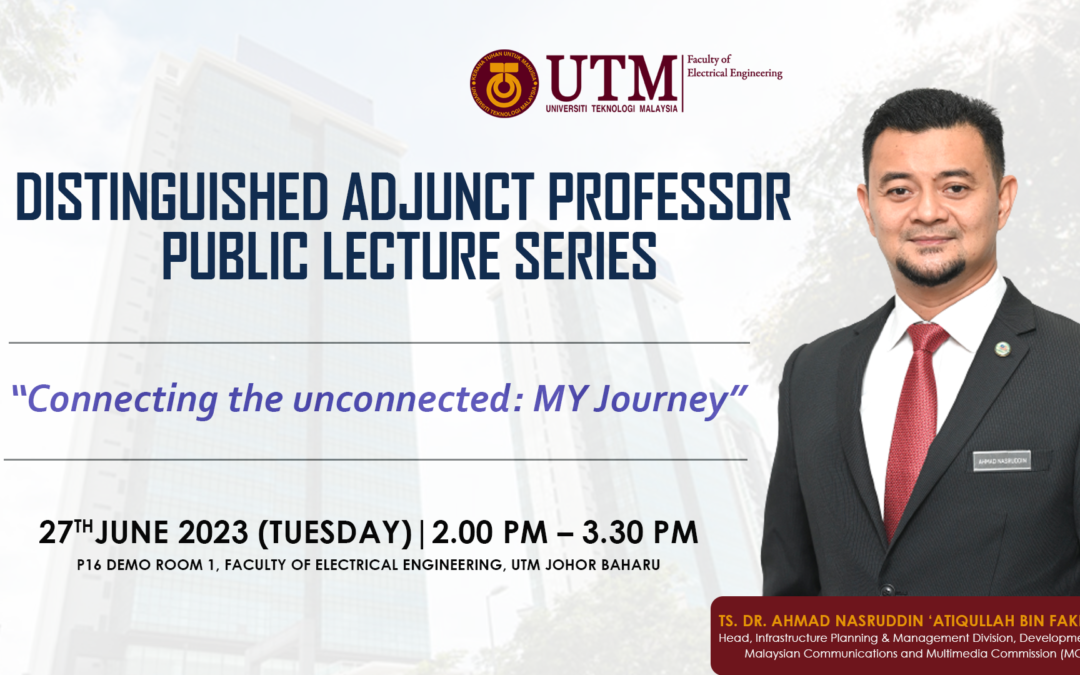 Distinguished Adjunct Professor Public Lecture Series, 27 June 2023